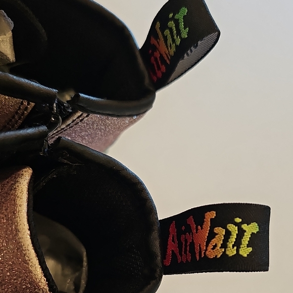 Dr. Martens Kids Glitter Boots - Pink and Silver Size 4 Women's - Picture 7 of 9